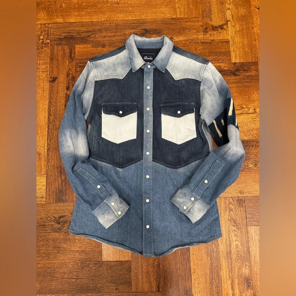 UNITED RIVERS DENIM SHIRT - Picture 1 of 4